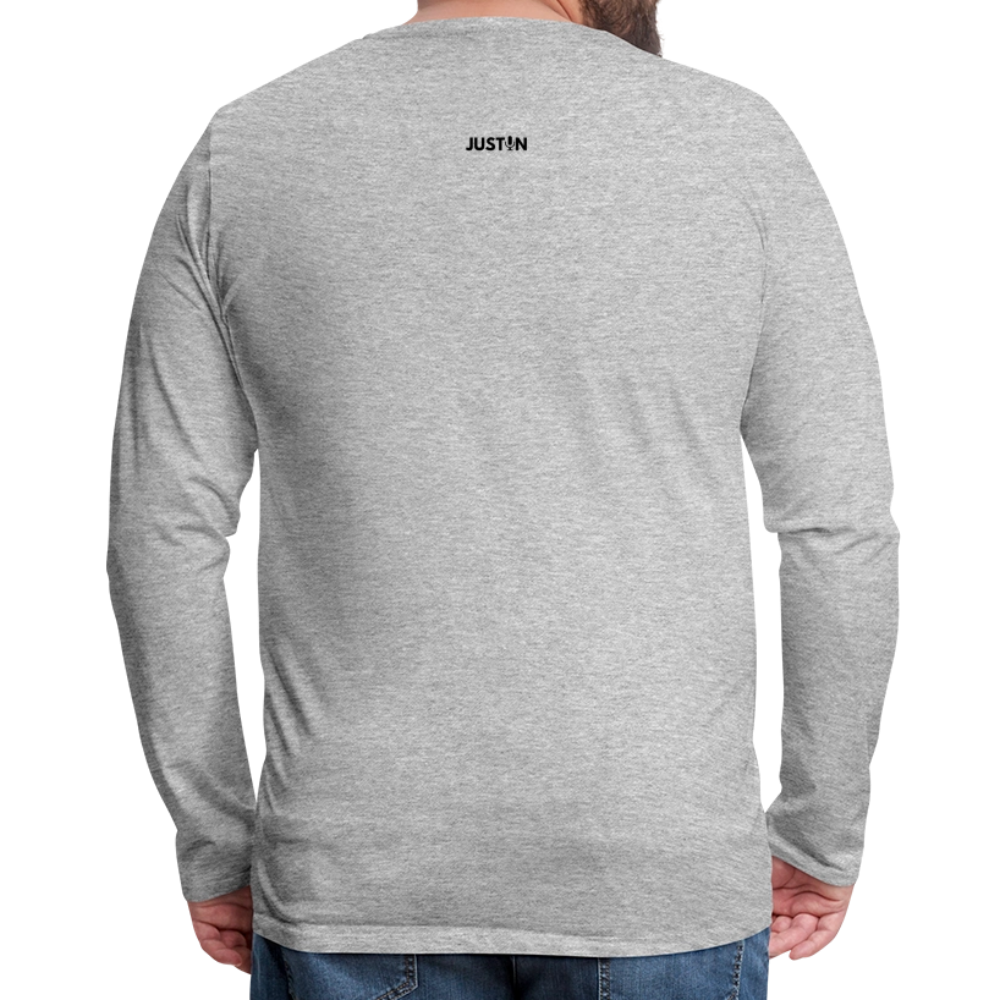 FAFO T-Shirt Long Sleeve T-Shirt — Fool Around And Find Out - heather gray