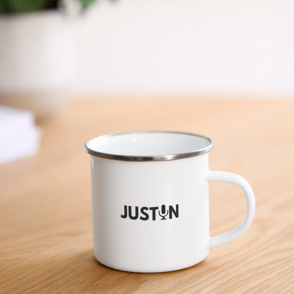 Justin Camping Mug - white