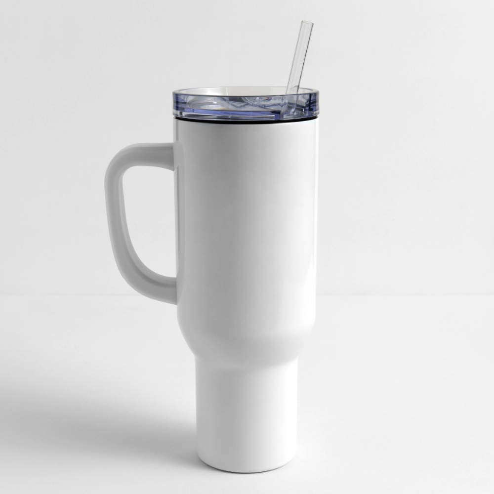 Alligator Alcatraz 40 oz Travel Tumbler - white