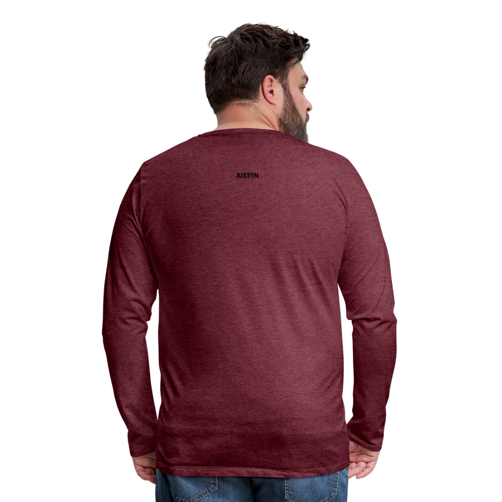 Alligator Alcatraz Long Sleeve T-Shirt - heather burgundy