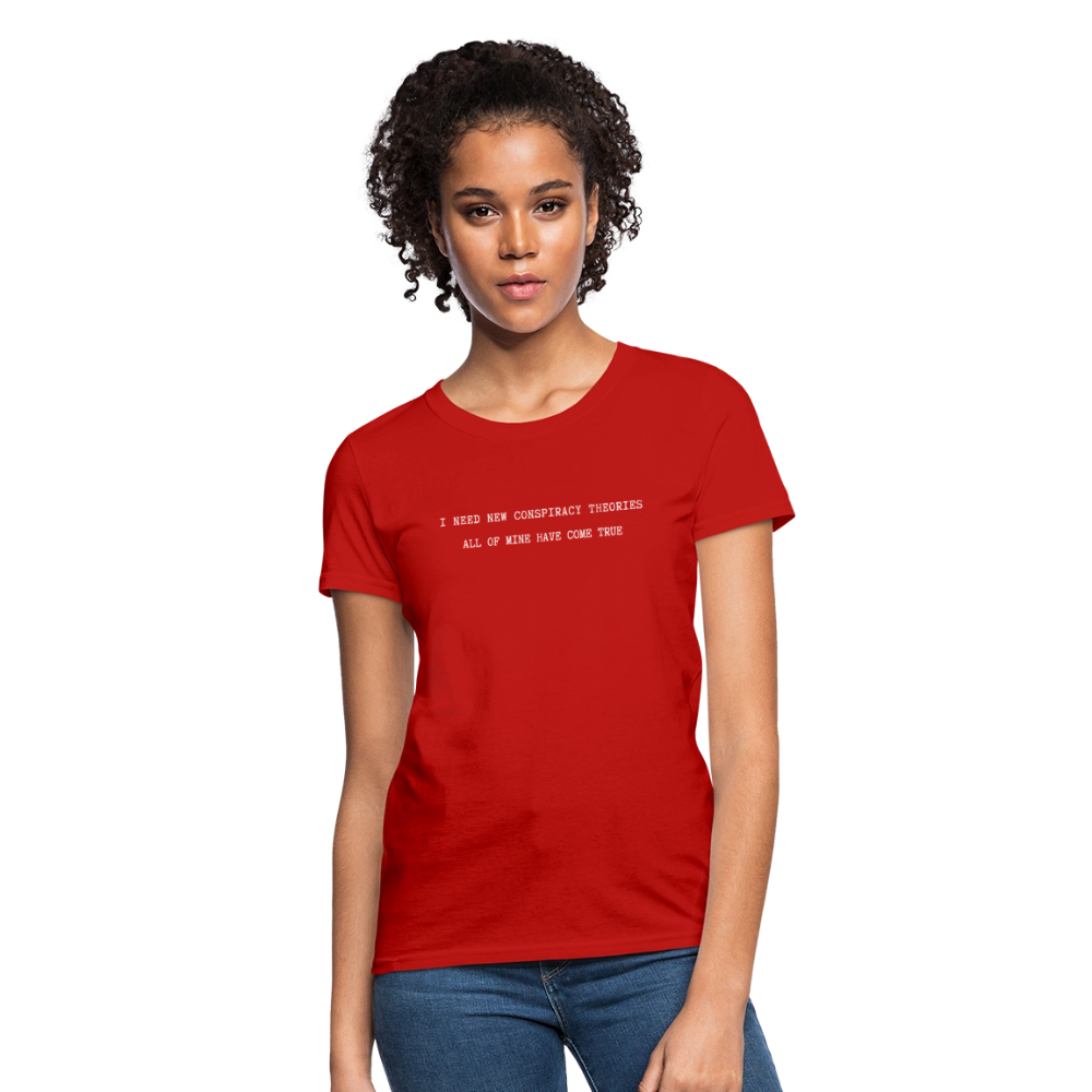 Conspiracy (Women's) T-Shirt - red