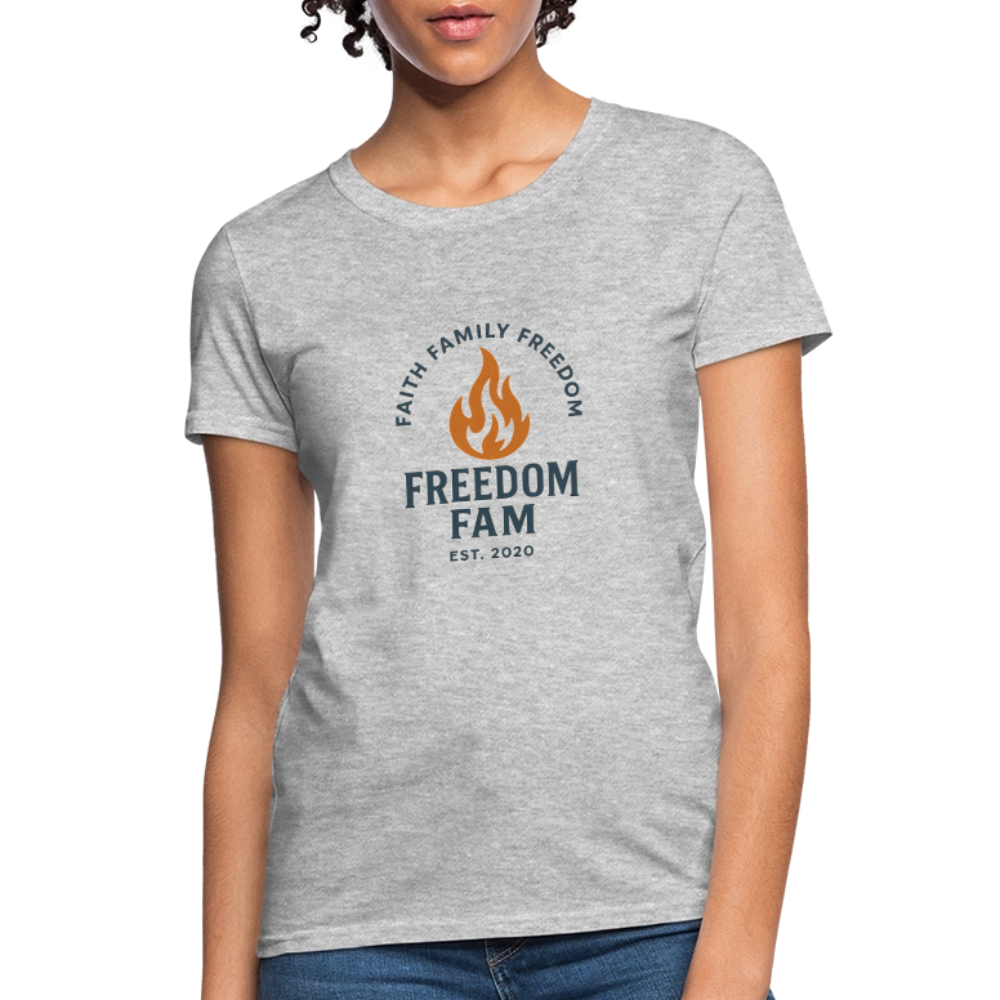 Freedom Fam (Women's) T-Shirt - heather gray