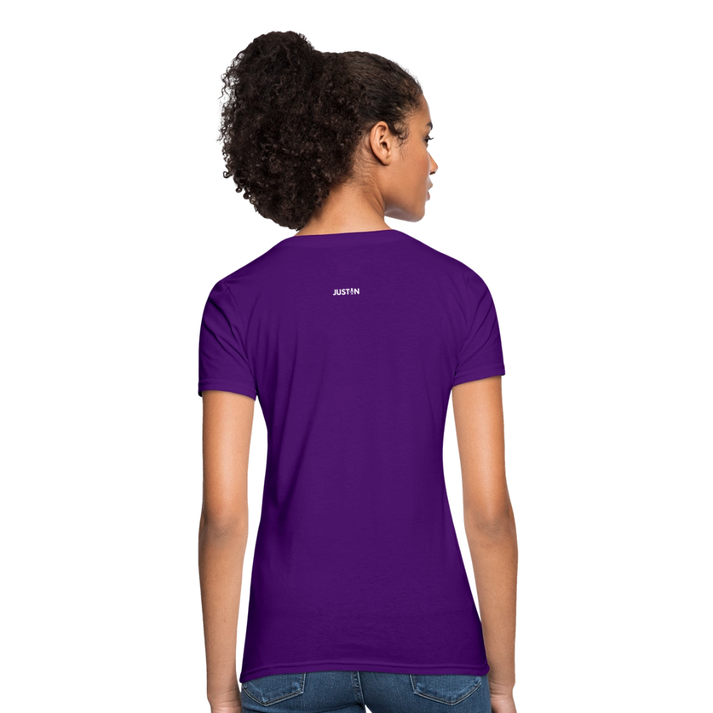 One Nation Under God (Women's) T-Shirt - purple