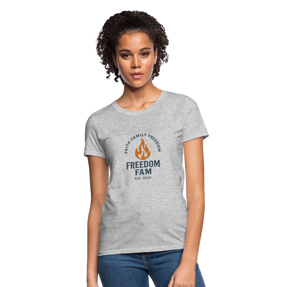 Freedom Fam (Women's) T-Shirt - heather gray