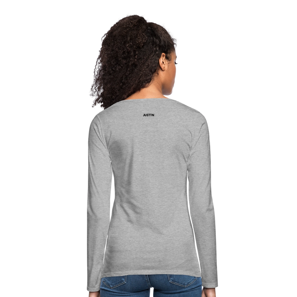 Gulf of America Women's Long Sleeve T-Shirt — Let Freedom Wave - heather gray