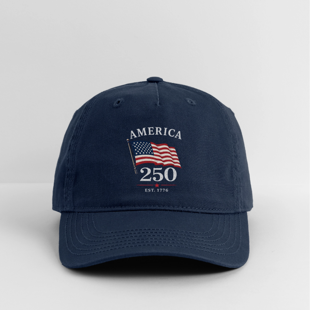 America 250 Flag Hat - navy
