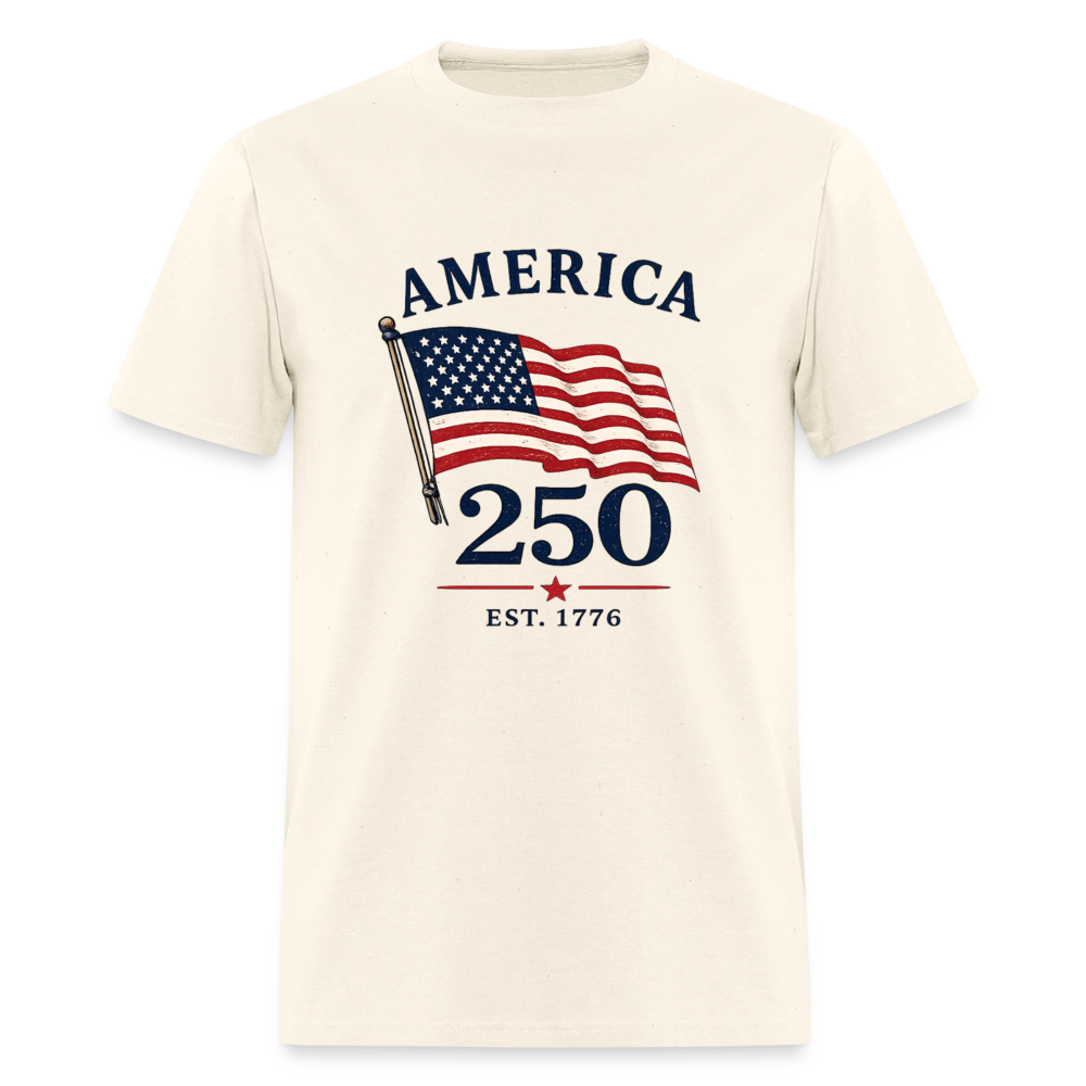 AMERICA 250 FLAG - sweet cream heather