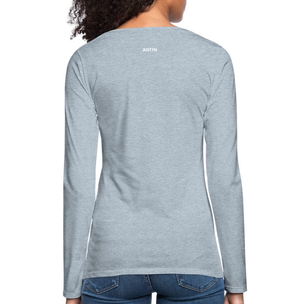 Right So Far Women's Long Sleeve T-Shirt - heather ice blue