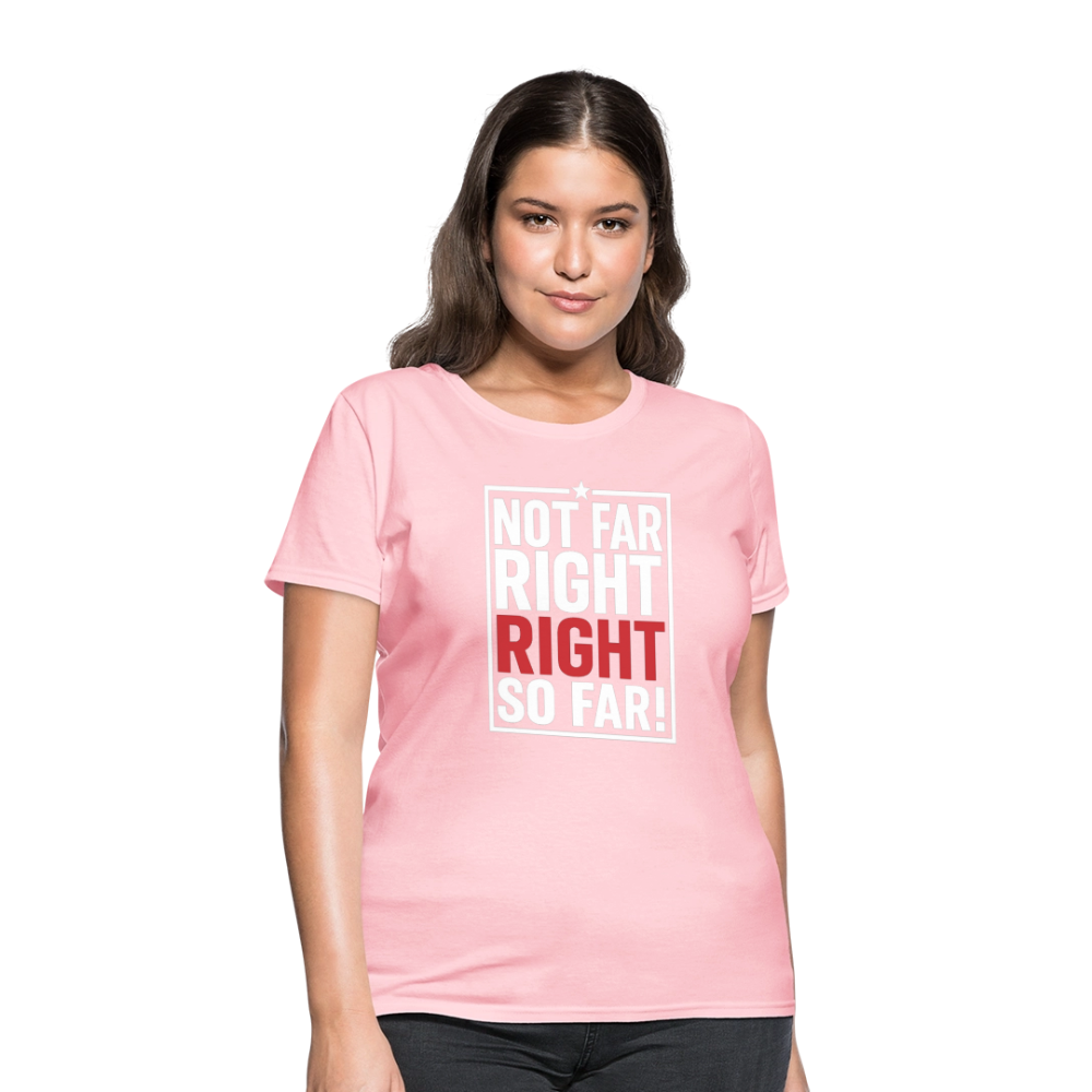 Right So Far (Women's) T-Shirt - pink