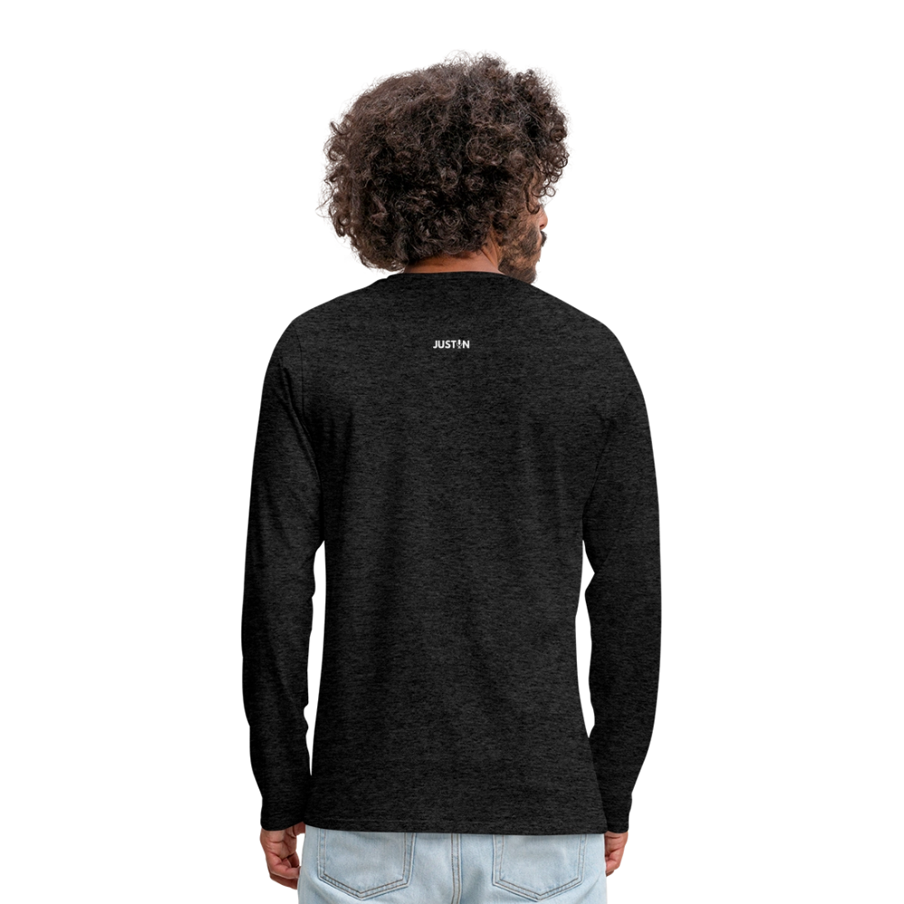 Right So Far Long Sleeve T-Shirt - charcoal grey