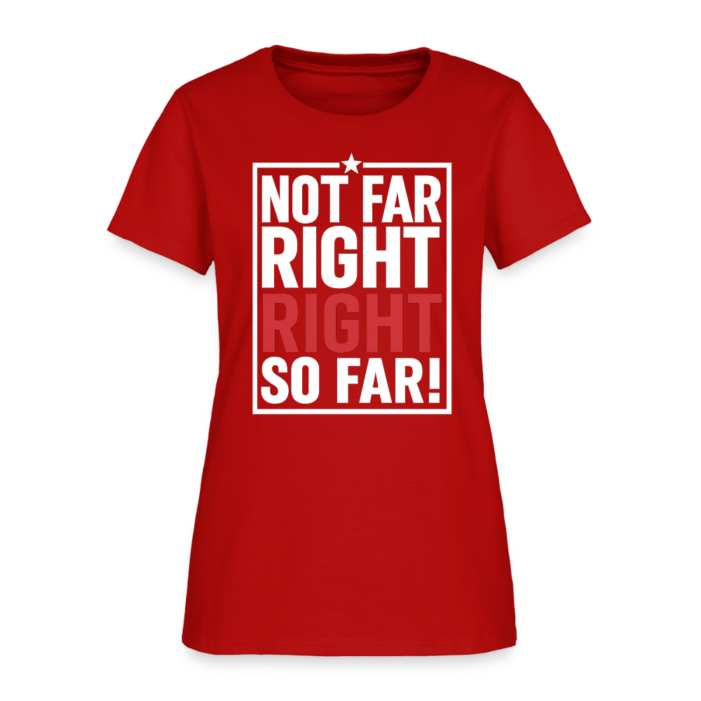 Right So Far (Women's) T-Shirt - red