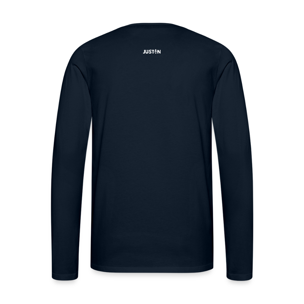 Right So Far Long Sleeve T-Shirt - deep navy