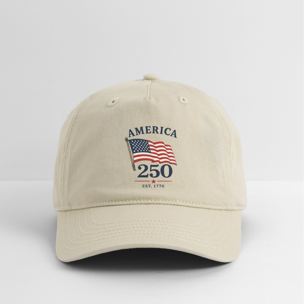 America 250 Flag Hat - khaki