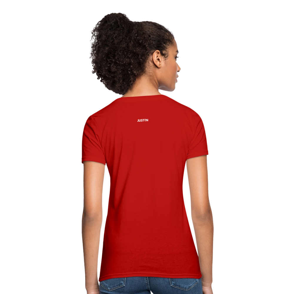 One Nation Under God (Women's) T-Shirt - red