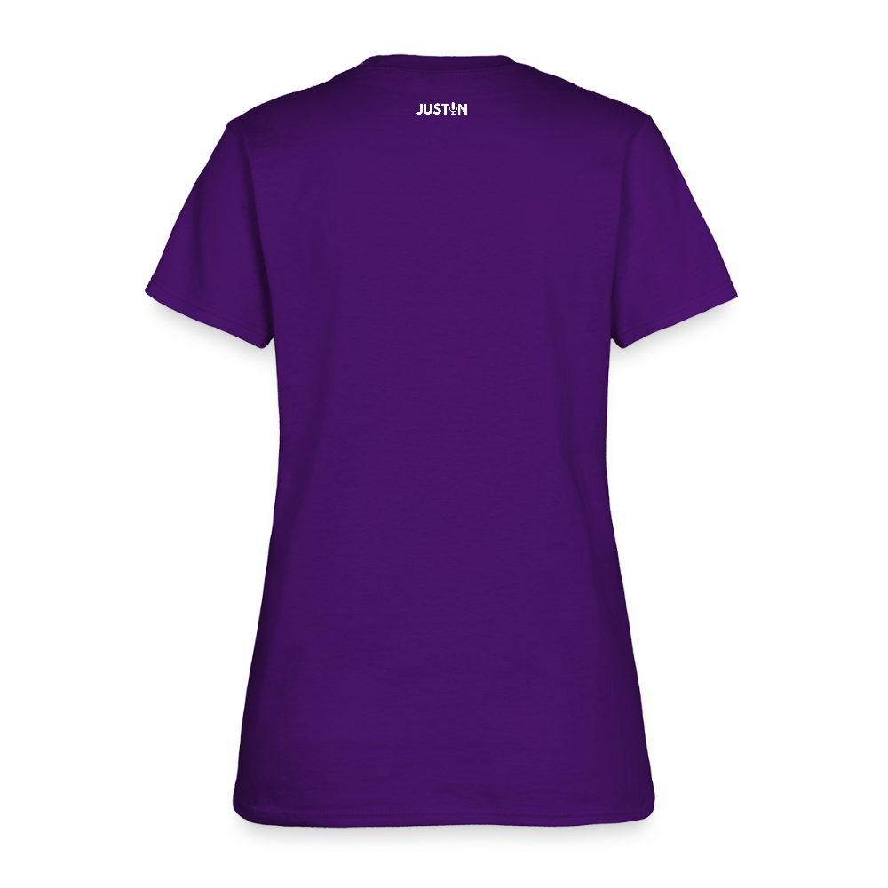 One Nation Under God (Women's) T-Shirt - purple