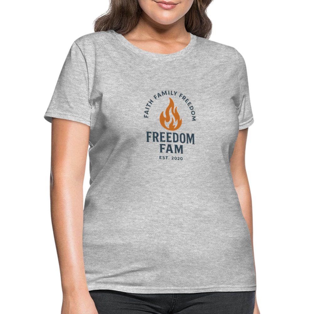 Freedom Fam (Women's) T-Shirt - heather gray