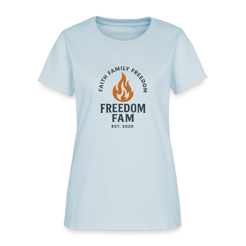 Freedom Fam (Women's) T-Shirt - light blue