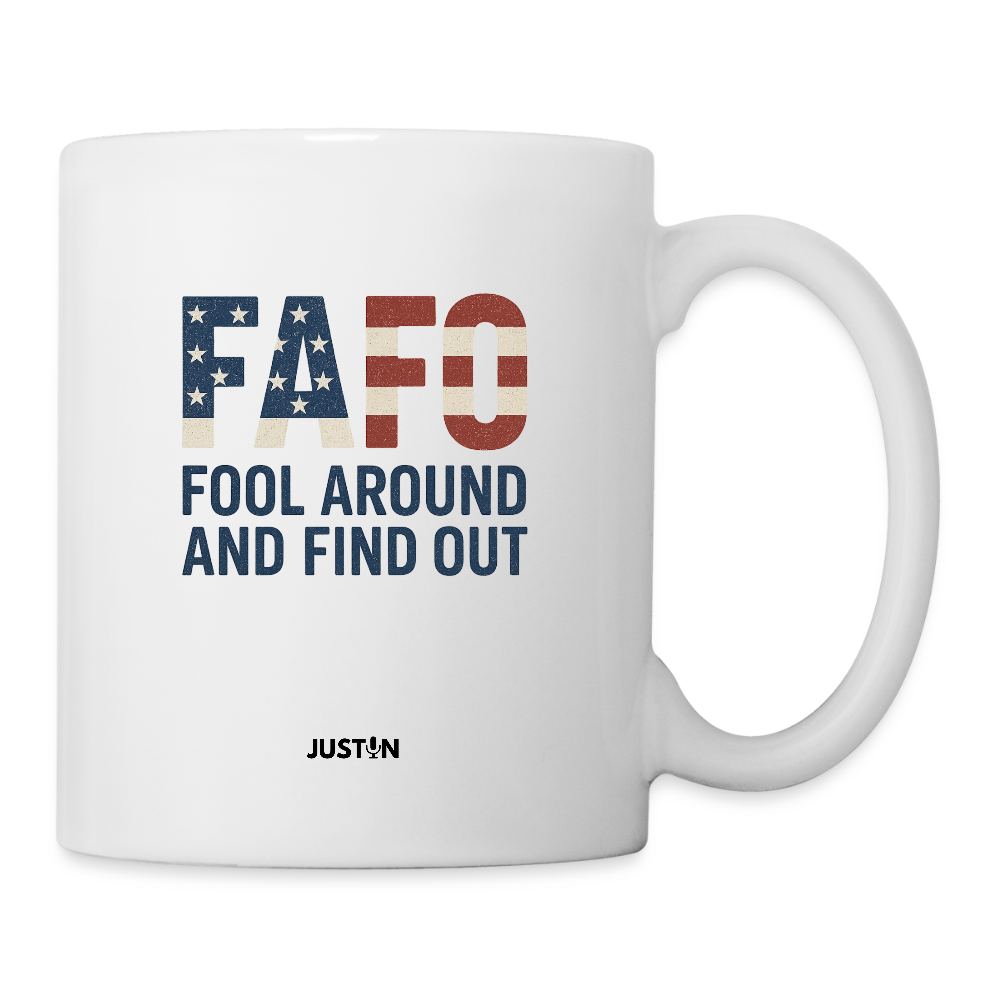 FAFO Coffee/Tea Mug - white