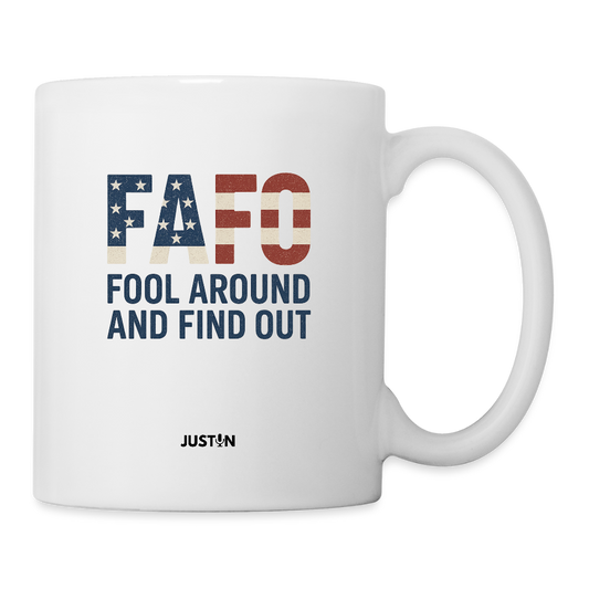 FAFO Coffee/Tea Mug - white