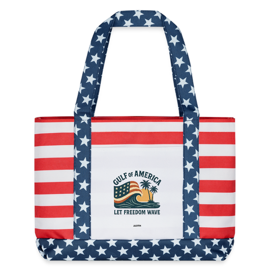 Americana Tote Bag - red/white/blue 