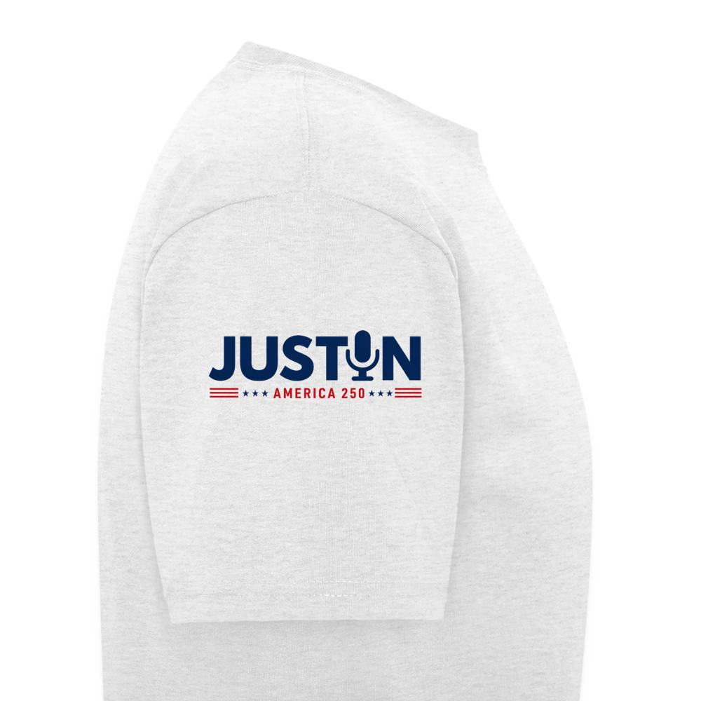 USA 250 SHIELD - light heather gray