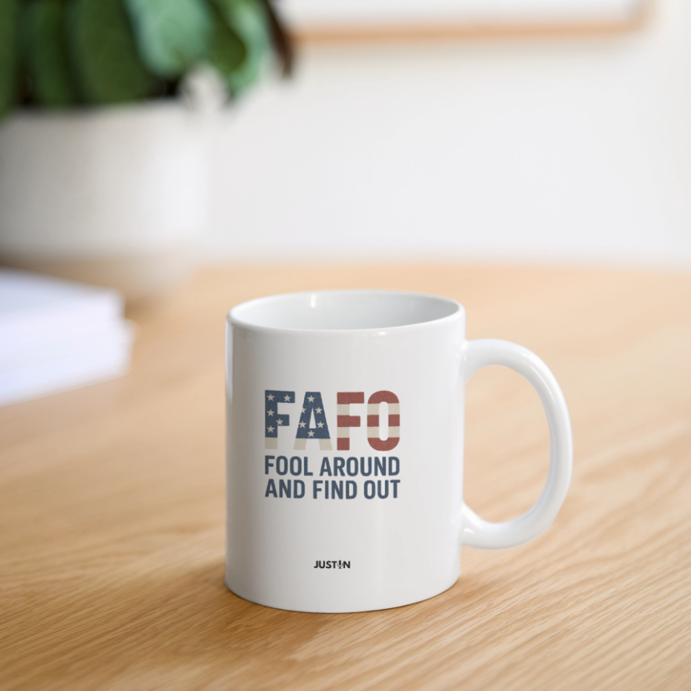 FAFO Coffee/Tea Mug - white