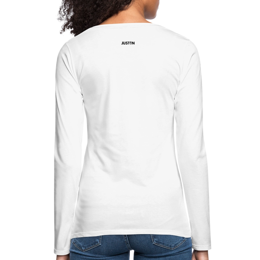 Gulf of America Women's Long Sleeve T-Shirt — Let Freedom Wave - white
