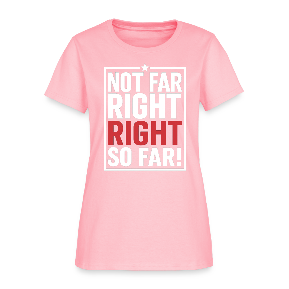 Right So Far (Women's) T-Shirt - pink