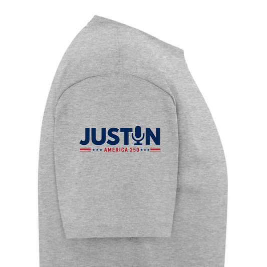 AMERICA 250 FLAG - heather gray