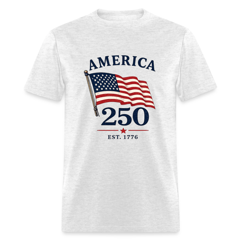 AMERICA 250 FLAG - light heather gray