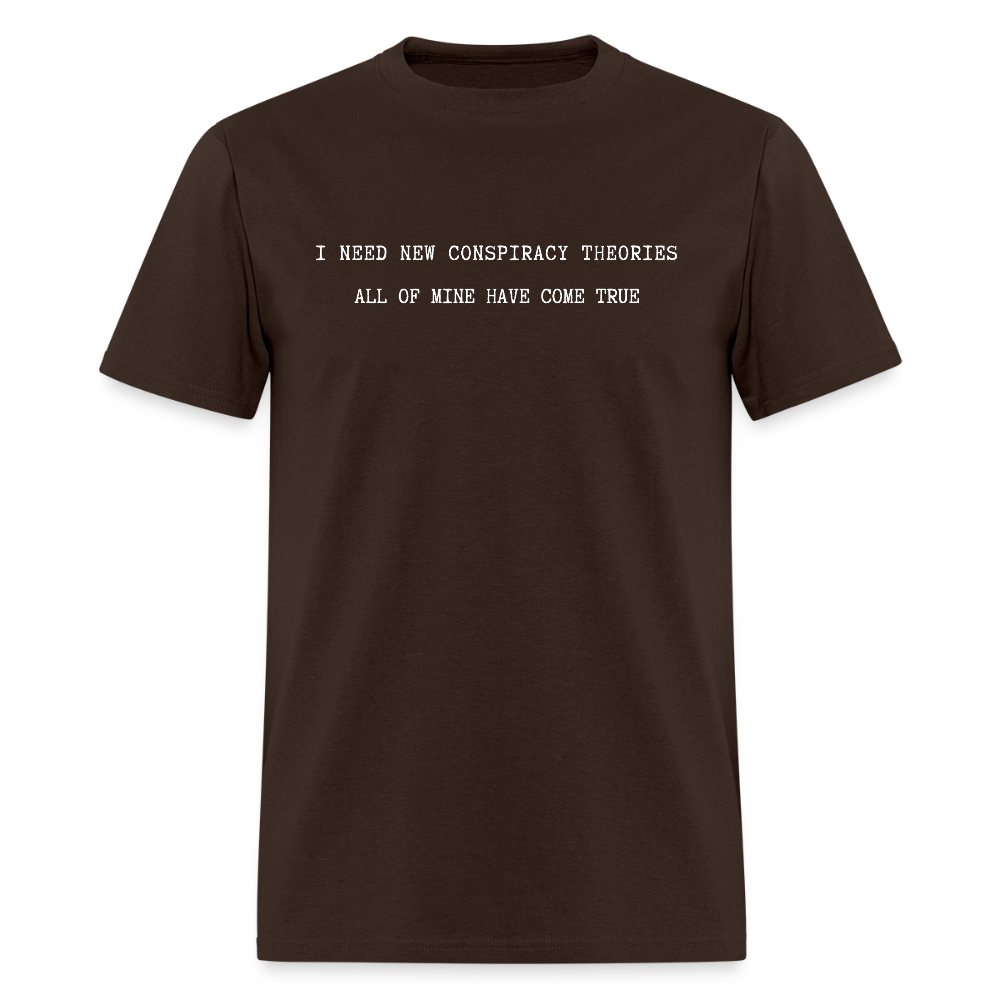 Conspiracy T-shirt - brown