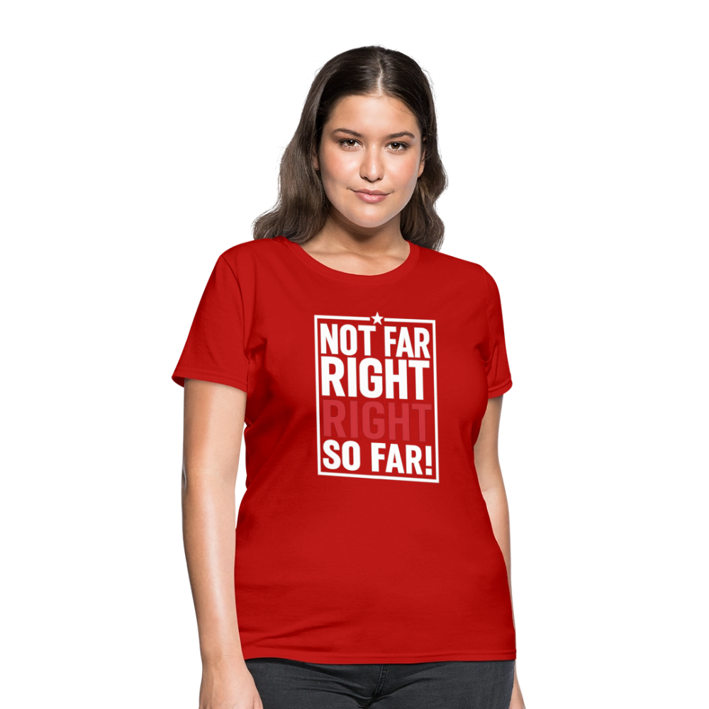 Right So Far (Women's) T-Shirt - red