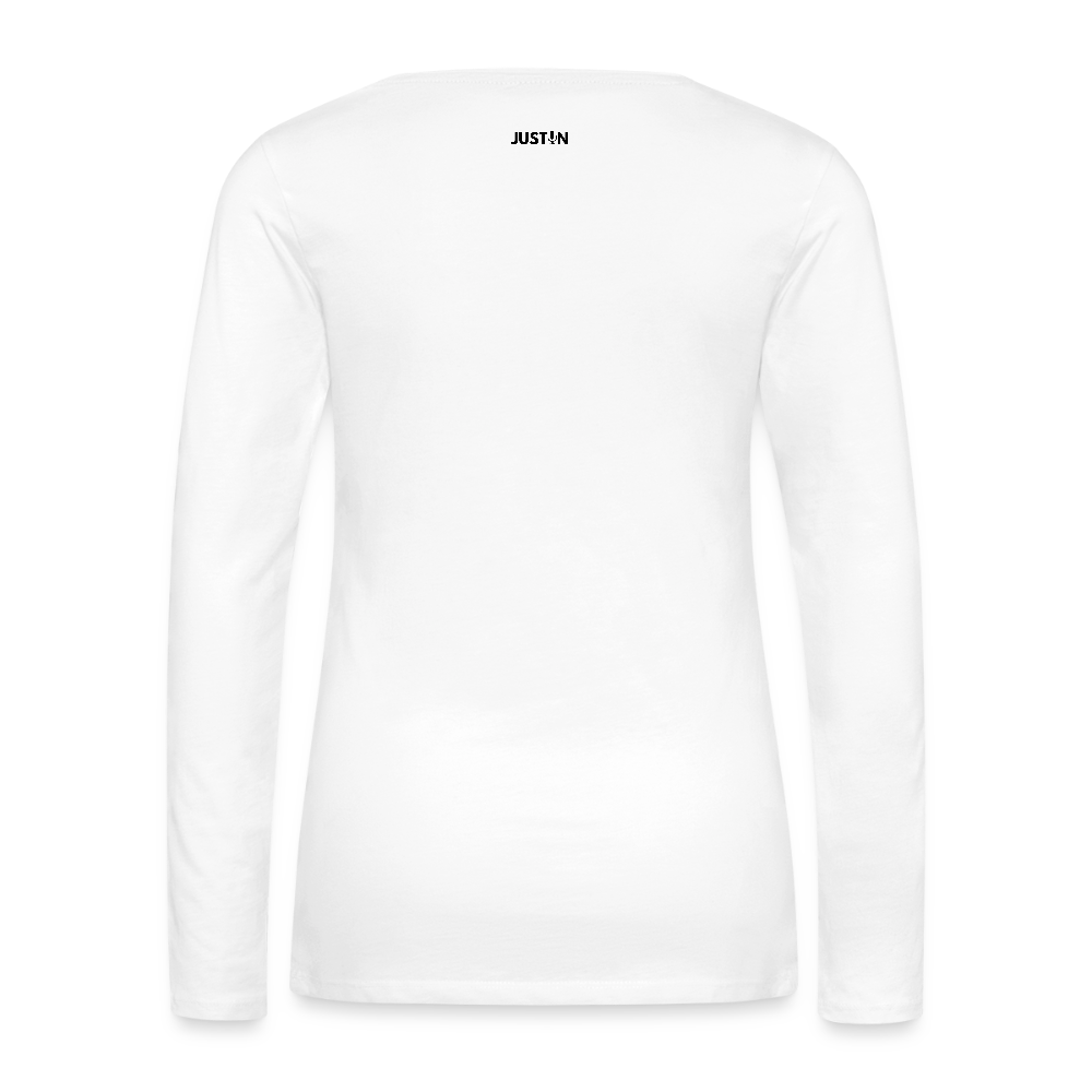 Gulf of America Women's Long Sleeve T-Shirt — Let Freedom Wave - white