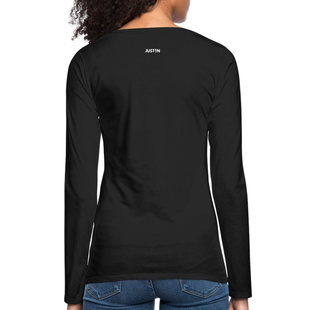 Right So Far Women's Long Sleeve T-Shirt - black