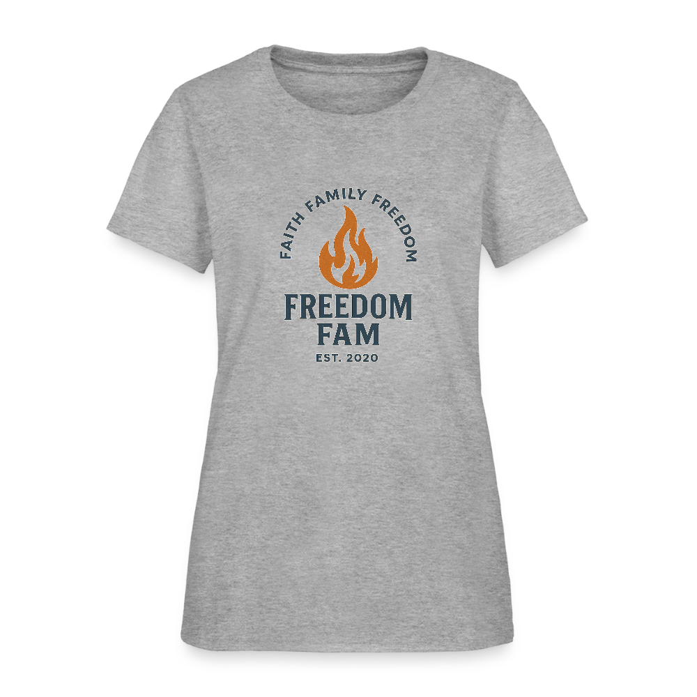 Freedom Fam (Women's) T-Shirt - heather gray