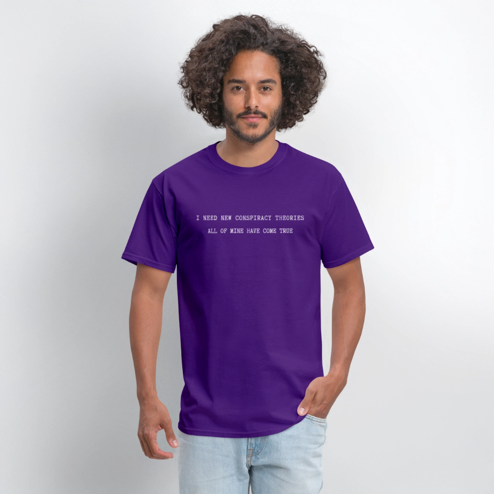 Conspiracy T-shirt - purple