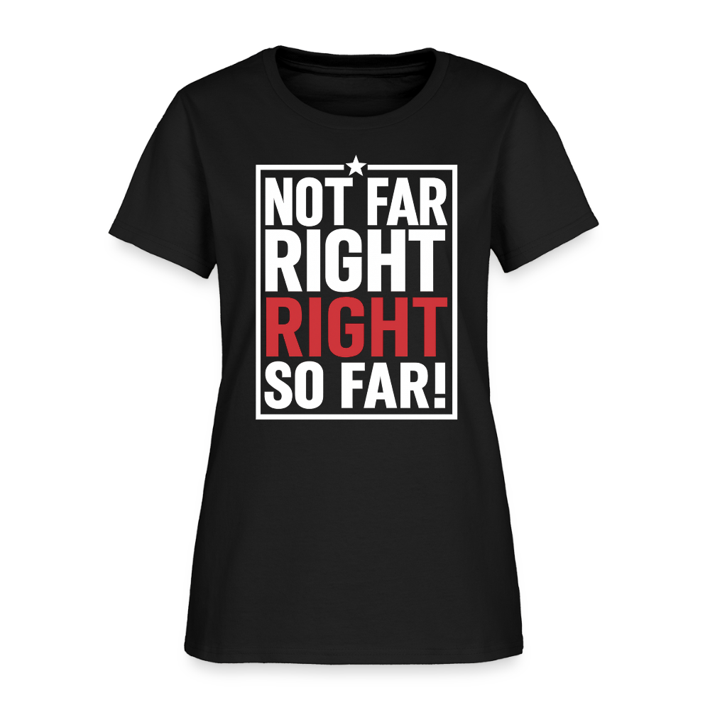 Right So Far (Women's) T-Shirt - black