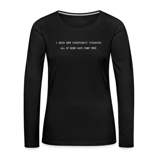 Conspiracy Women's  Long Sleeve T-Shirt - black