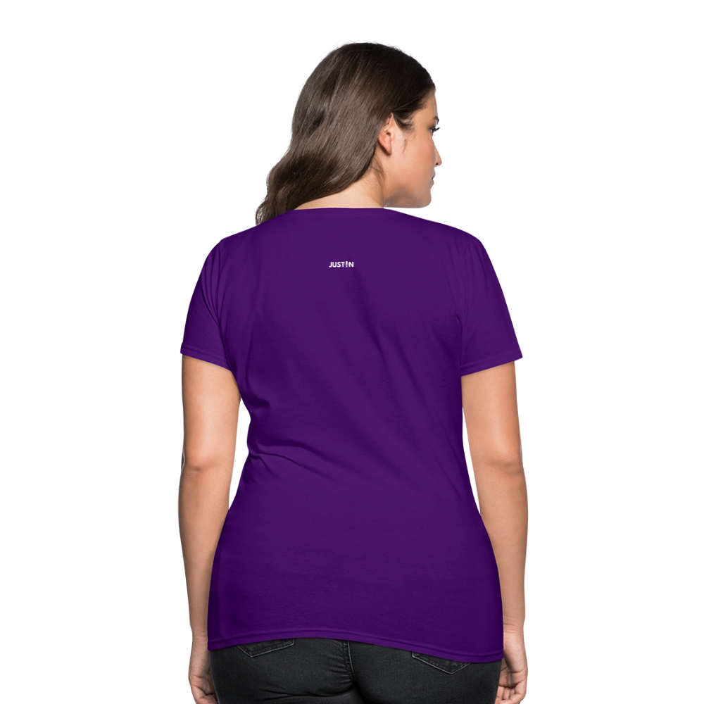 One Nation Under God (Women's) T-Shirt - purple