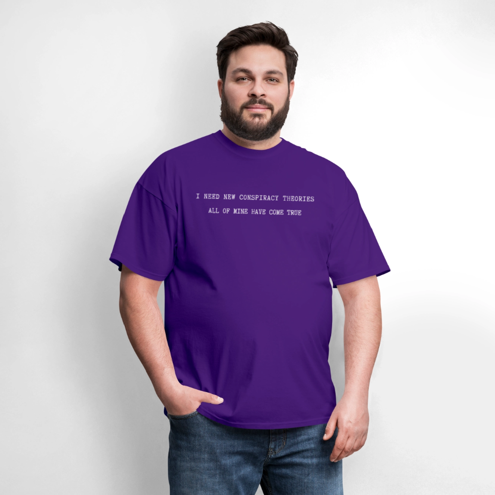 Conspiracy T-shirt - purple