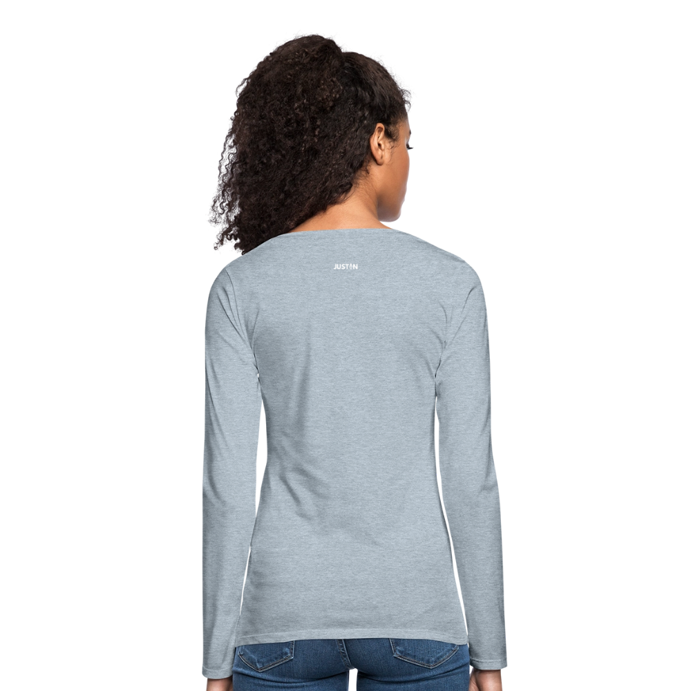 Right So Far Women's Long Sleeve T-Shirt - heather ice blue