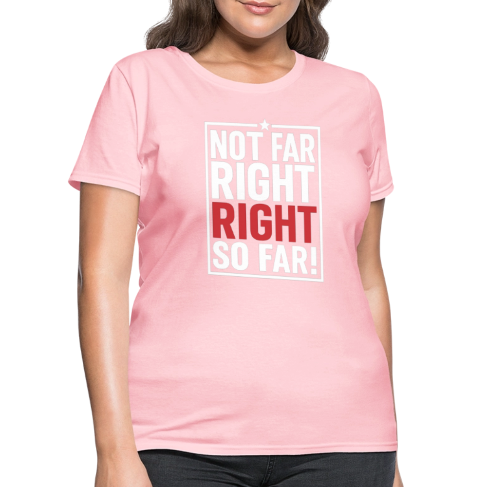 Right So Far (Women's) T-Shirt - pink