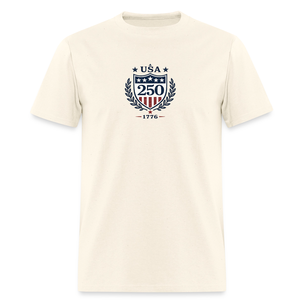 USA 250 SHIELD - sweet cream heather