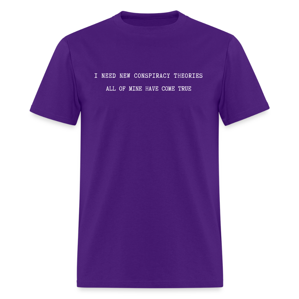 Conspiracy T-shirt - purple