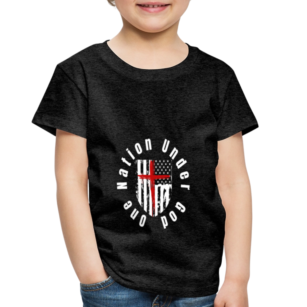 One Nation Under God (Toddler)  T-Shirt - charcoal grey