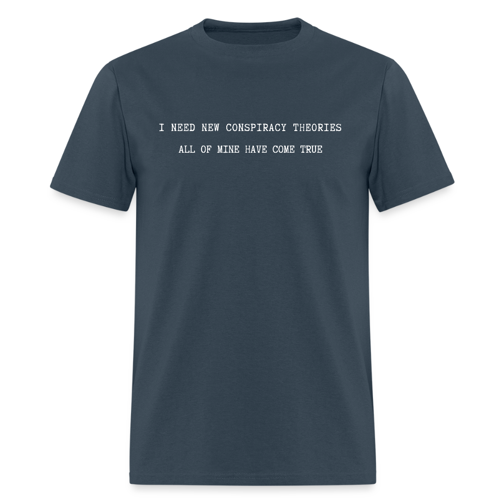 Conspiracy T-shirt -  blue dusk