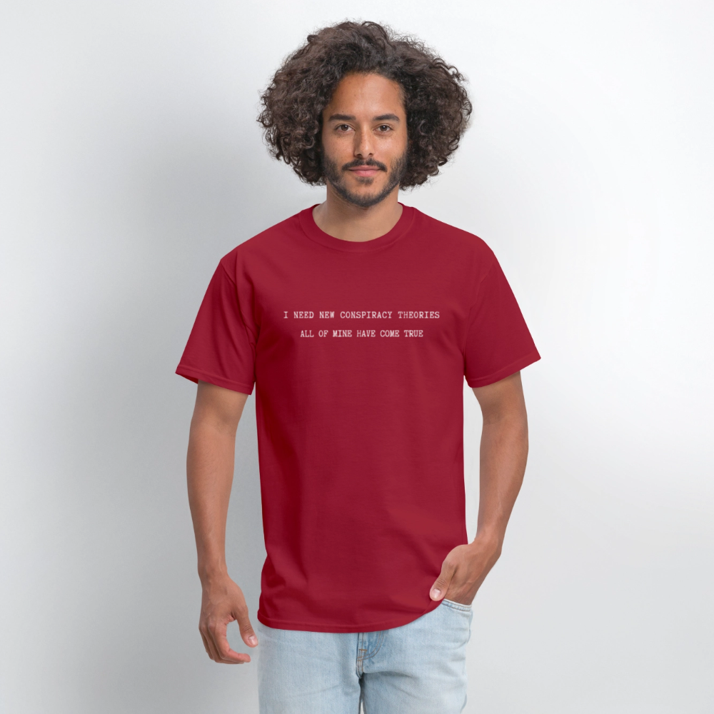 Conspiracy T-shirt - dark red
