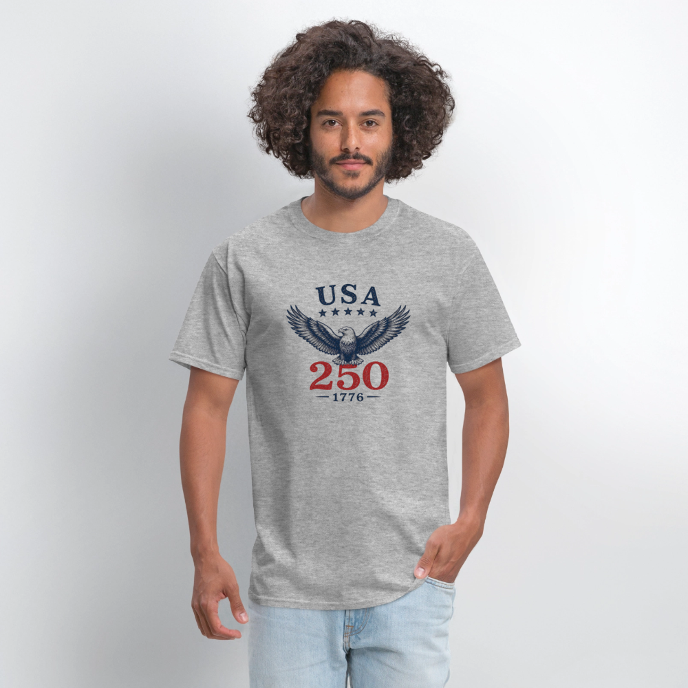 USA 250 EAGLE - heather gray