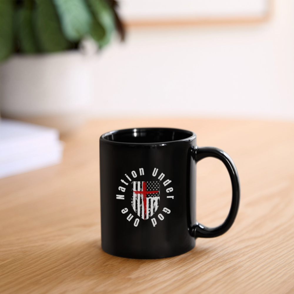 One Nation Under God  Mug - black