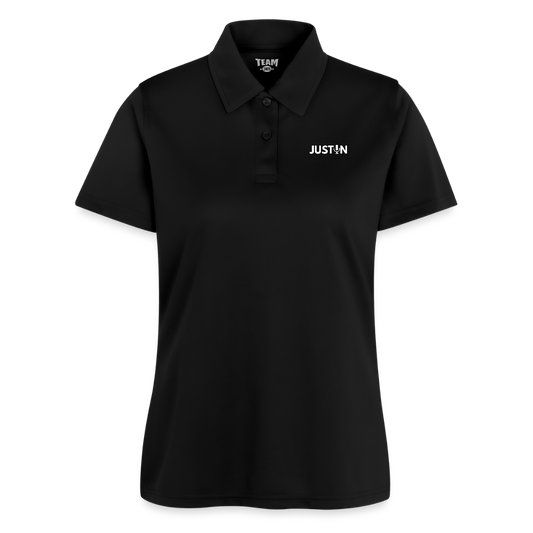 Justin Ladies' Polo - black
